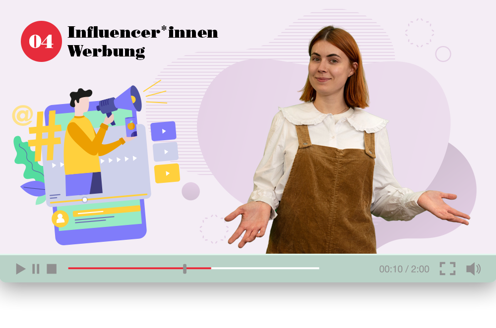 Leonie präsentiert den Lernpfad
