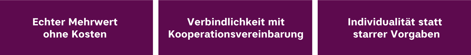 Grafische Box mit den Vorteilen einer finschool