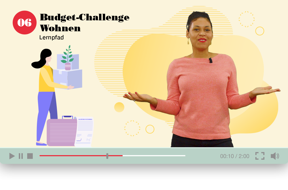 Titelbild zum Video Budget-Challenge Wohnen